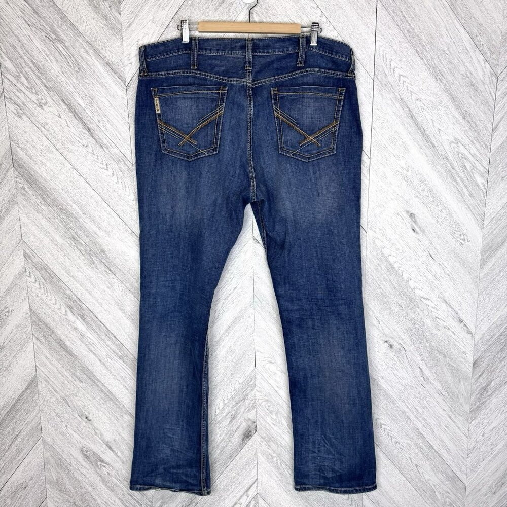 CINCH Jeans IAN Slim Fit Boot Cut Blue Denim Mens 38x36 Western Cowboy Rodeo